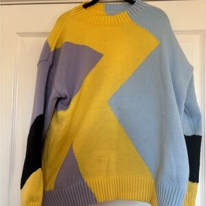 Colorful Geometric Sweater